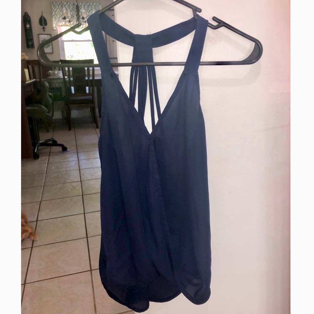 Navy blue top